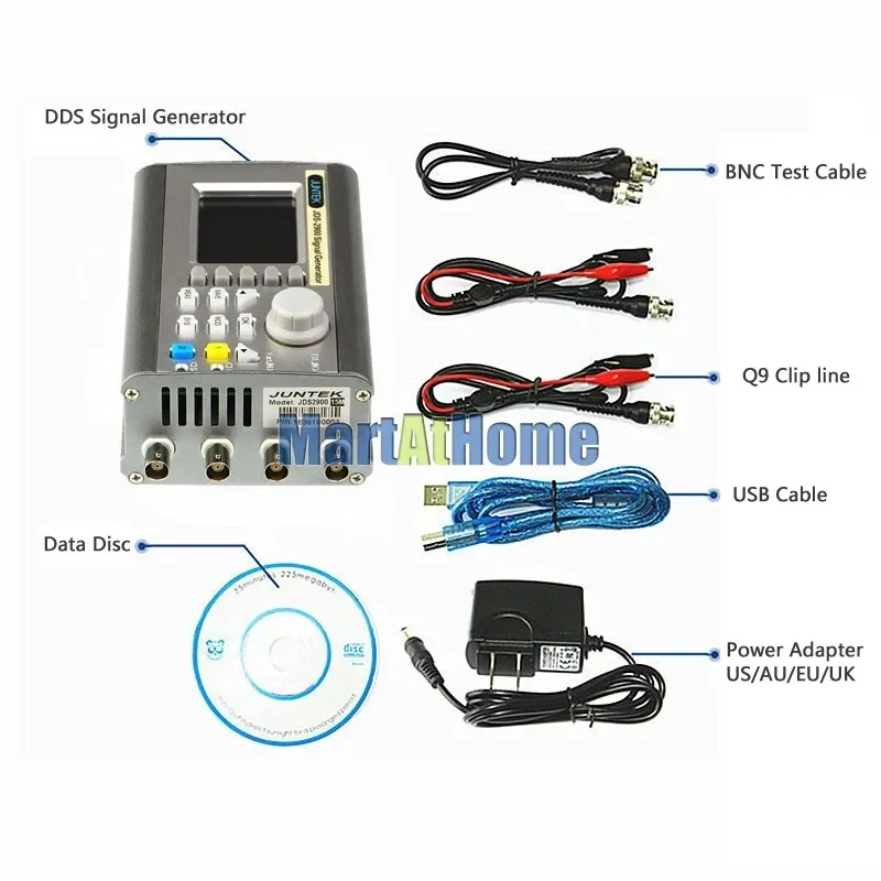 Cyfrowy dwukanałowy generator  – Dual Channel Arbitrary Waveform Function Generator 60Mhz recenzja i cena