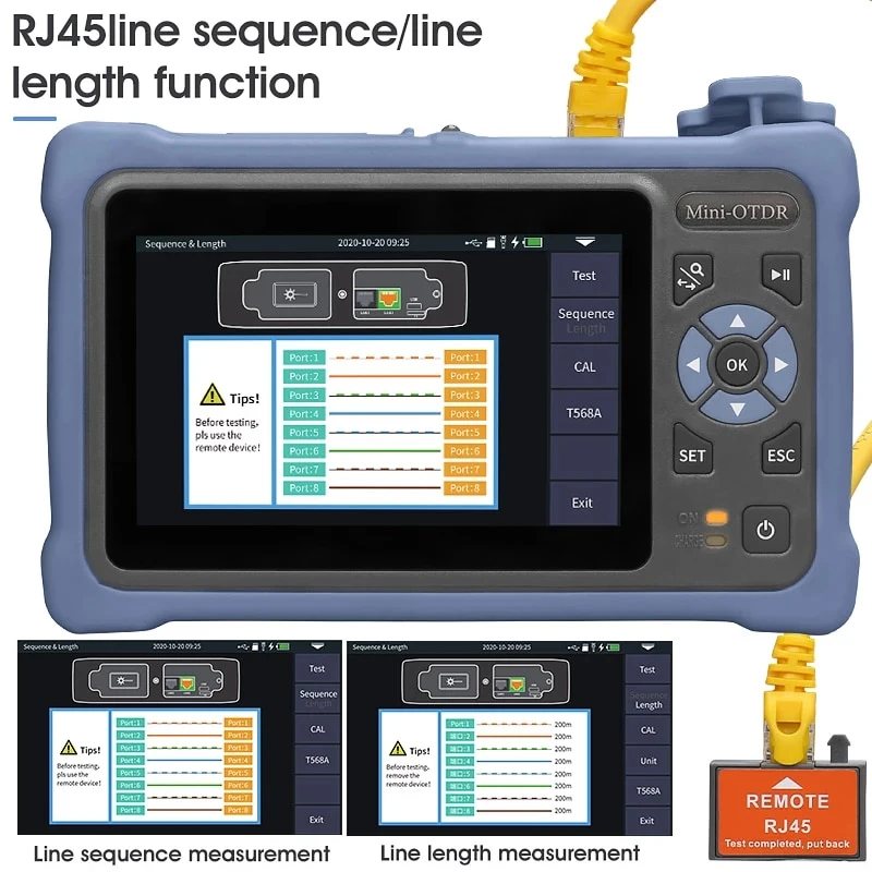 Novker 12-w-1 Mini OTDR NK4000 – Optical Time Domain Reflectometer Otdr 1310 1550Nm recenzja i cena